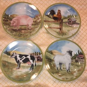 American Atelier Ol' McDonald P Collector Plates